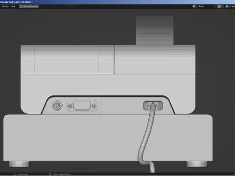 Electronic Cash Register 3D Model