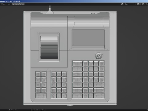 Electronic Cash Register 3D 模型