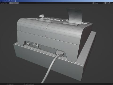 Electronic Cash Register 3D 模型