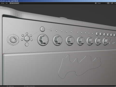 Guitar Amplifier 3Dモデル