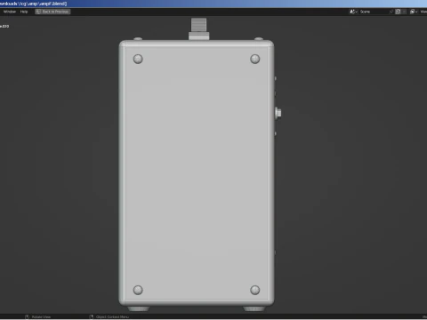 Guitar Amplifier 3D Model