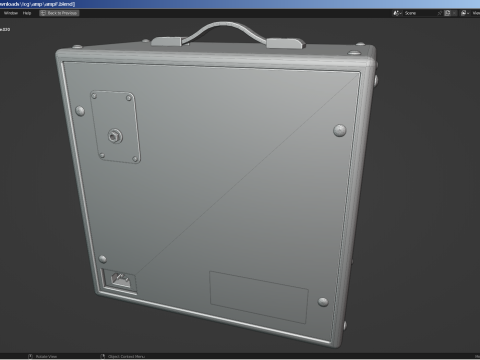 Guitar Amplifier 3Dモデル