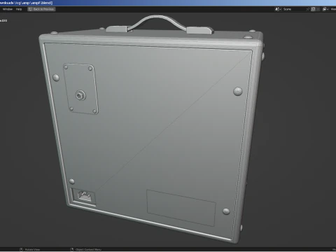 Guitar Amplifier 3D Model