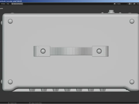 Guitar Amplifier 3D Model