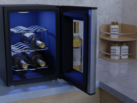 Wine Cooler 3Dモデル