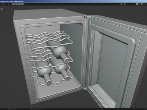 Wine Cooler 3Dモデル