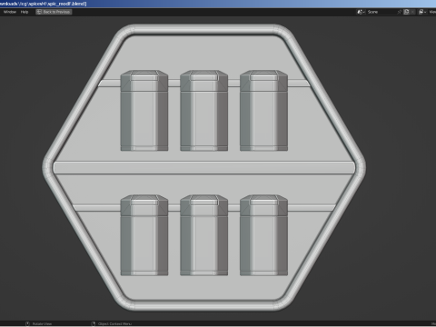 Modern Spice Rack Model 3D