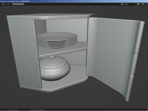 Modern Spice Rack Model 3D