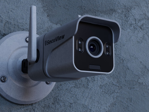 Security Camera 3D Model