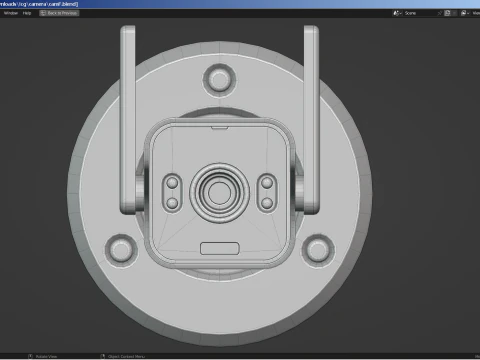 Beveiligingscamera 3D Model