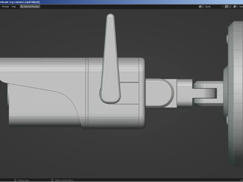 Beveiligingscamera 3D Model