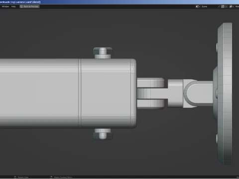 Beveiligingscamera 3D Model