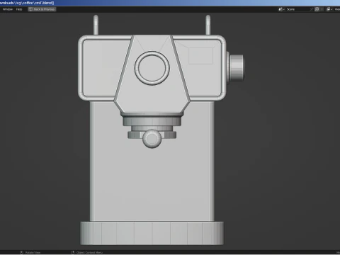 コーヒーマシン 3Dモデル
