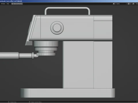 コーヒーマシン 3Dモデル