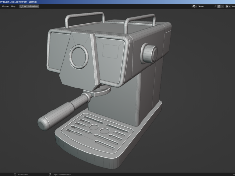 Coffee Machine 3D 모델