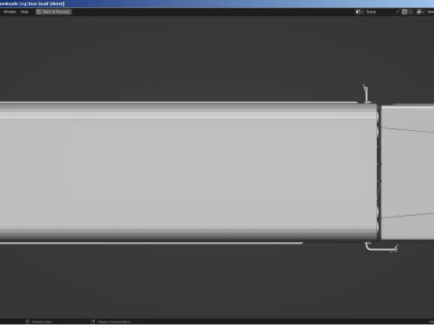 Autobus per il trasporto carcerario Modello 3D