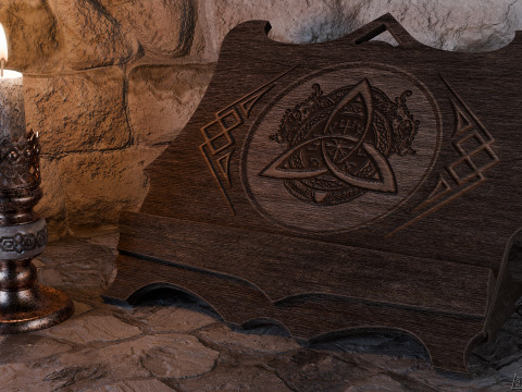 Spellbook - Grimoire and accessories 3D Model