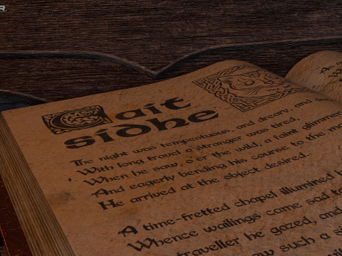 Spellbook - Grimoire and accessories 3D Model