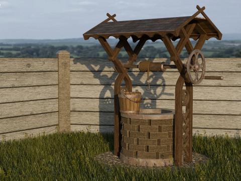 소원의 우물 3D 모델