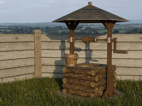 소원의 우물 3D 모델