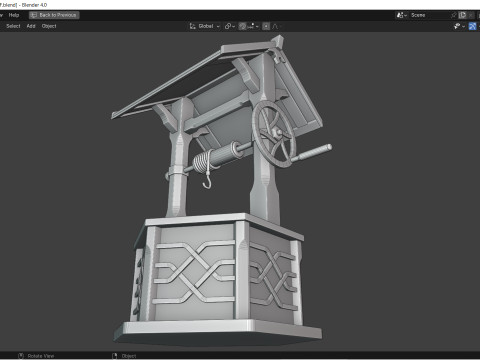 소원의 우물 3D 모델