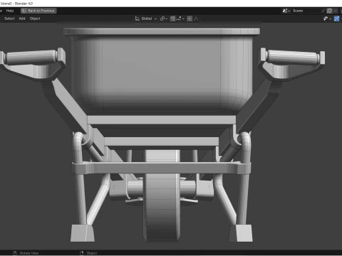 Wheelbarrow 3D Model