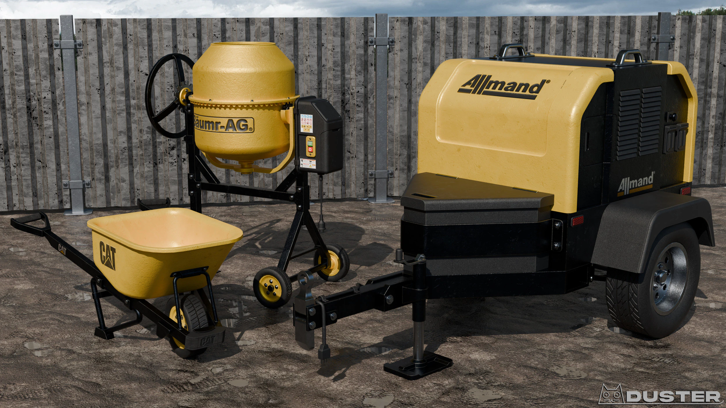 Bouwapparatuur 3D Model .c4d .max .obj .3ds .fbx .stl .blend 