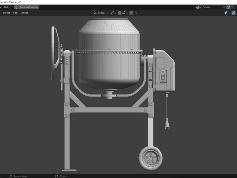 Bouwapparatuur 3D Model