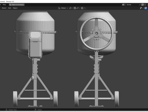 Bouwapparatuur 3D Model