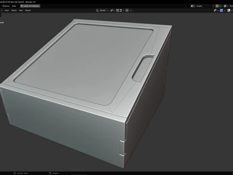 Alphabet Blocks and Box 3D Model