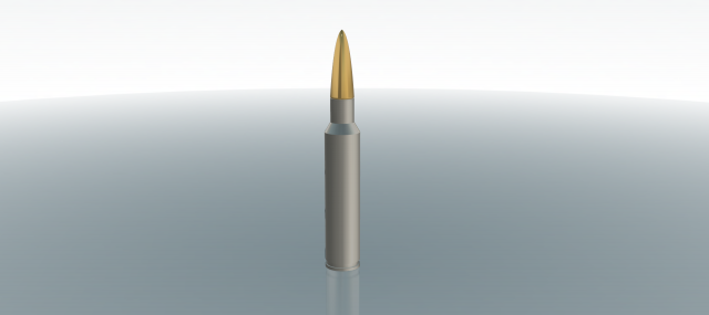 Bullet 50 caliber 3D Принт Модель .c4d .max .obj .3ds .fbx .stl .blend 