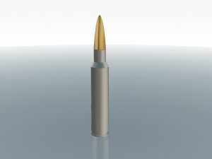 Bullet 50 caliber 3D 打印模型