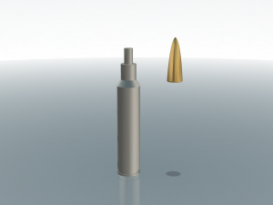 Bullet 50 caliber 3D Принт Модель