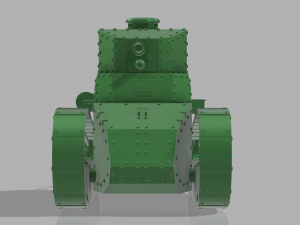 Tank renault ft-17 3D Принт Модель
