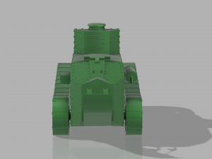 Tank renault ft-17 3D Принт Модель