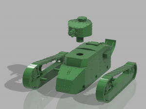 Tank renault ft-17 3D Принт Модель