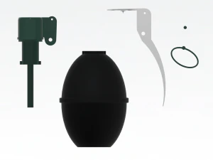 M26 Hand Grenade - printable 3D Print Model