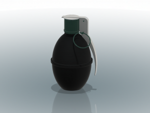 M26 Hand Grenade - printable 3D Print Model