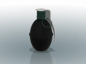 Ручная граната М26 &mdash; для печати 3D Принт Модель