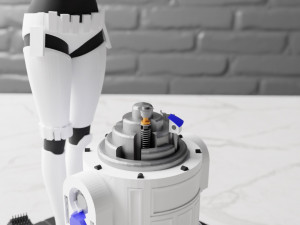 stormtrooper vs r2-d2 Modèles 3D en vedette