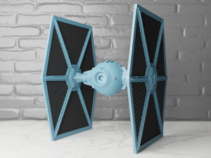 Star wars imperial tie fighter Modelo de Impressão 3D