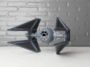 star wars imperial tie interceptor 3D Print Models