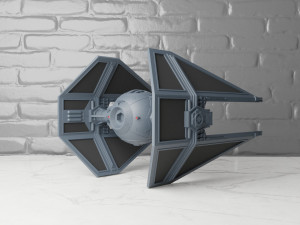 Star wars imperial tie interceptor 3D Print Model