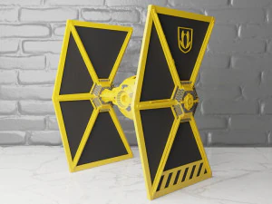 Star wars tie-mg mining guild starfighter 3D Print Model