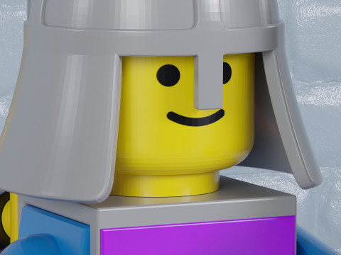 Classic Lego Knights Maxifigs - Fully Articulated 3D Print Model