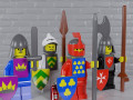 Fully Articulated Classic Lego Knights Maxifigs - Snap-Fit or Magnetic 3D Print Models