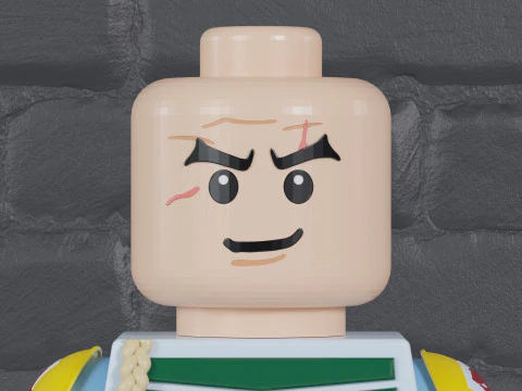 Lego Boba Fett Maxifig - Fully Articulated 3D Print Model