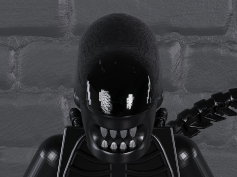 Lego Xenomorph Maxifig - Fully Articulated Modèles 3D en vedette