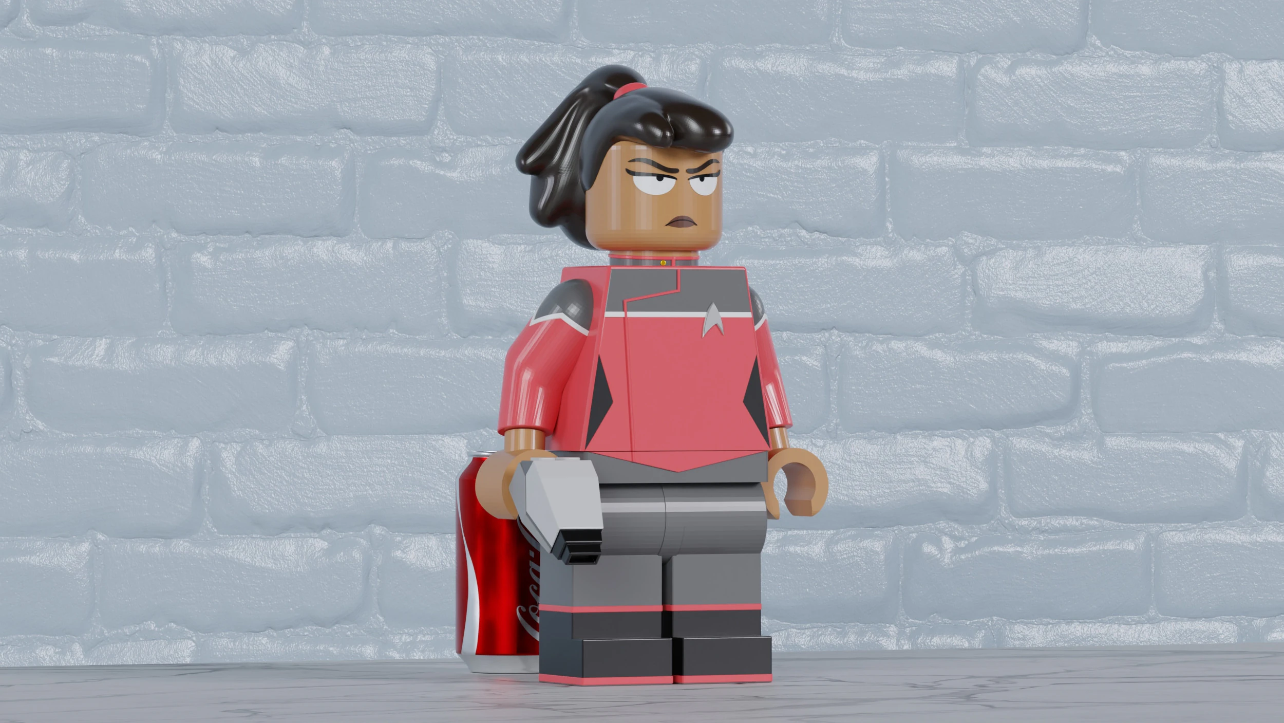 Beckett Mariner Lego Maxifig - Fully Articulated 3D Print Model .c4d .max .obj .3ds .fbx .stl .blend