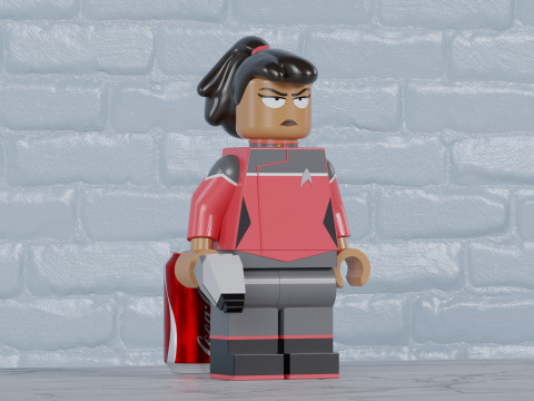 Beckett Mariner Lego Maxifig - Fully Articulated 3D 打印模型